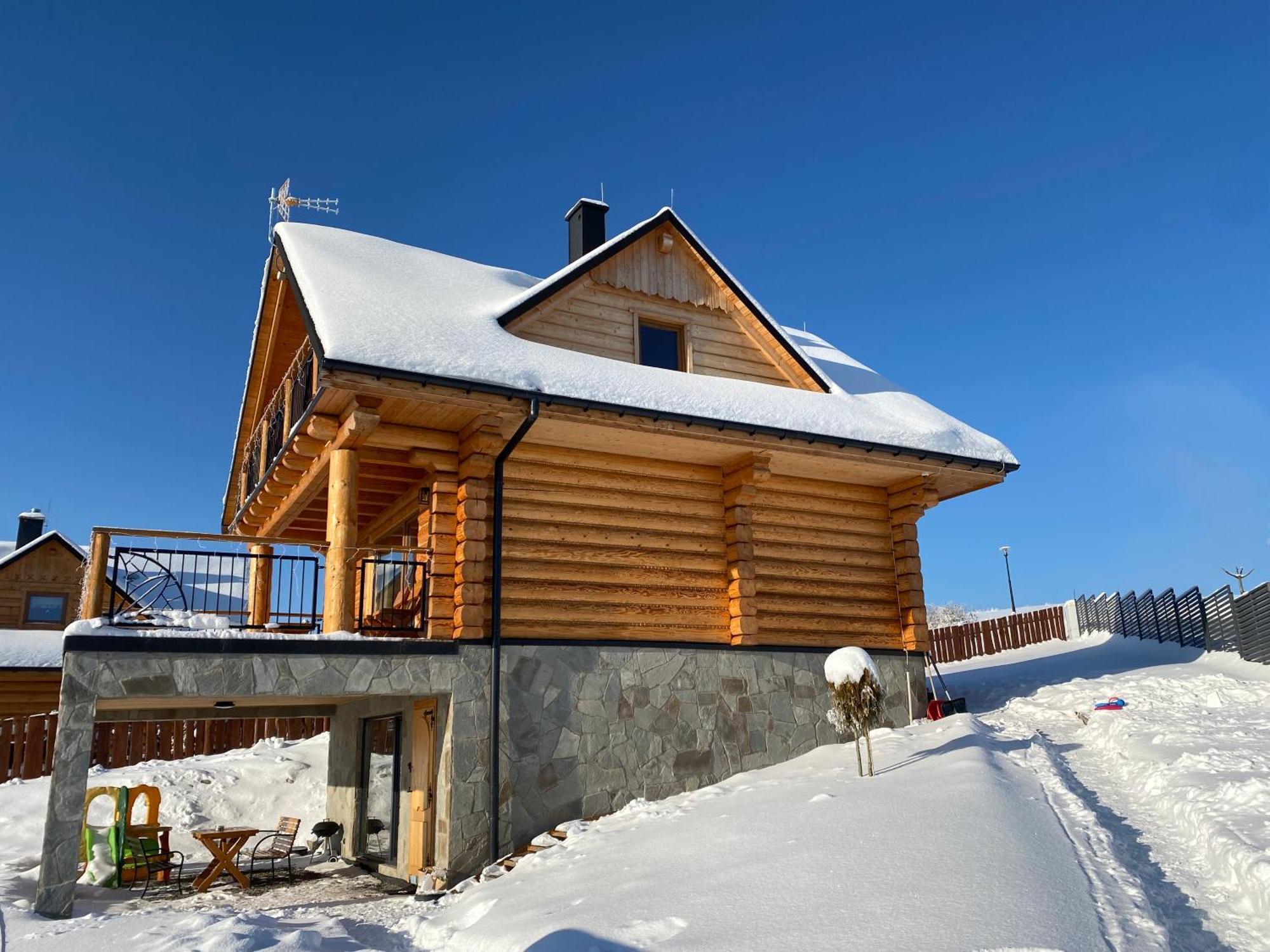 Zloty Gron Log Houses & Apartments 이스테브나 외부 사진