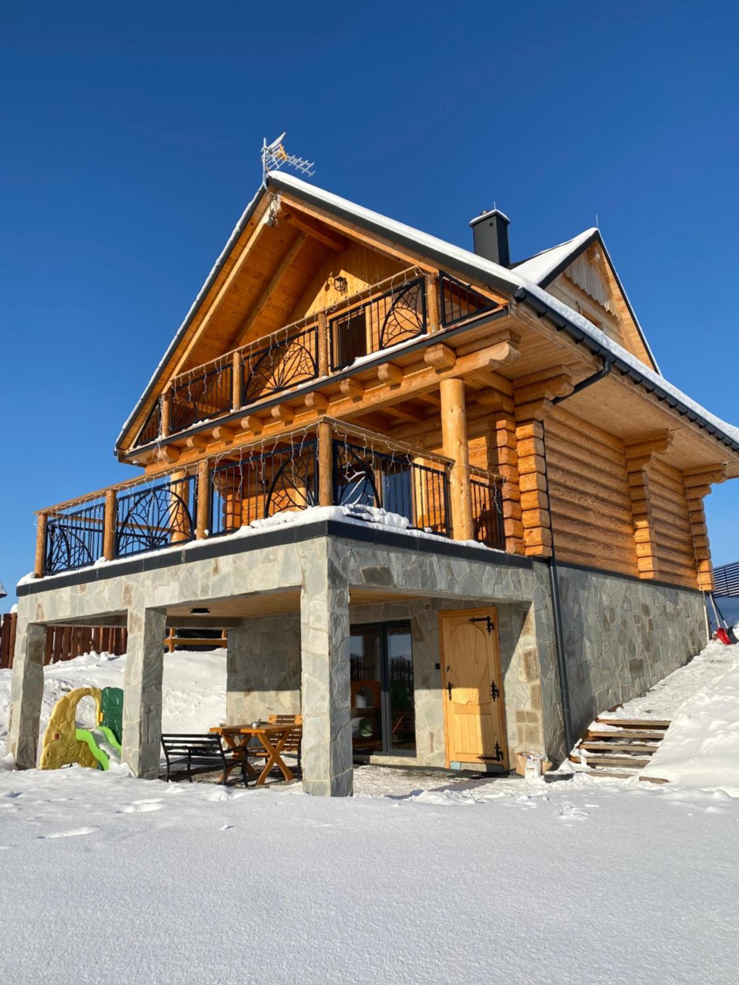 Zloty Gron Log Houses & Apartments 이스테브나 외부 사진